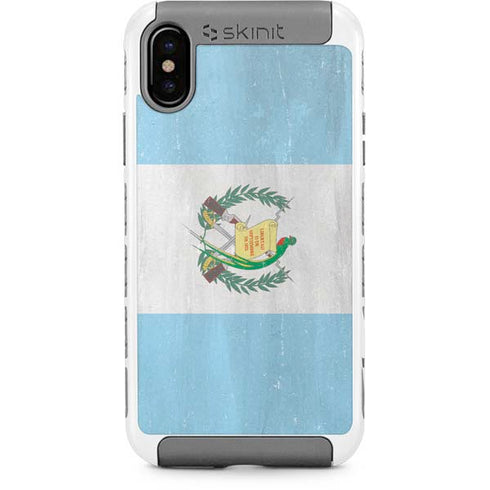Guatemala Flag Distressed iPhone Cases